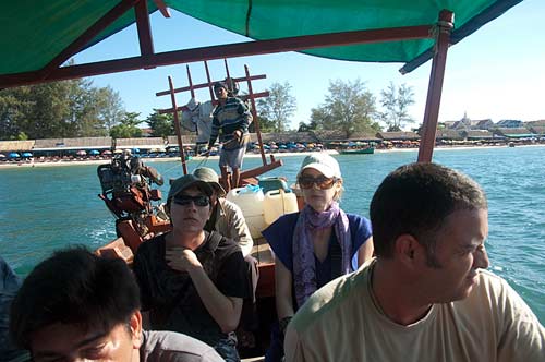 boating to Bamboo Island, Cambodia