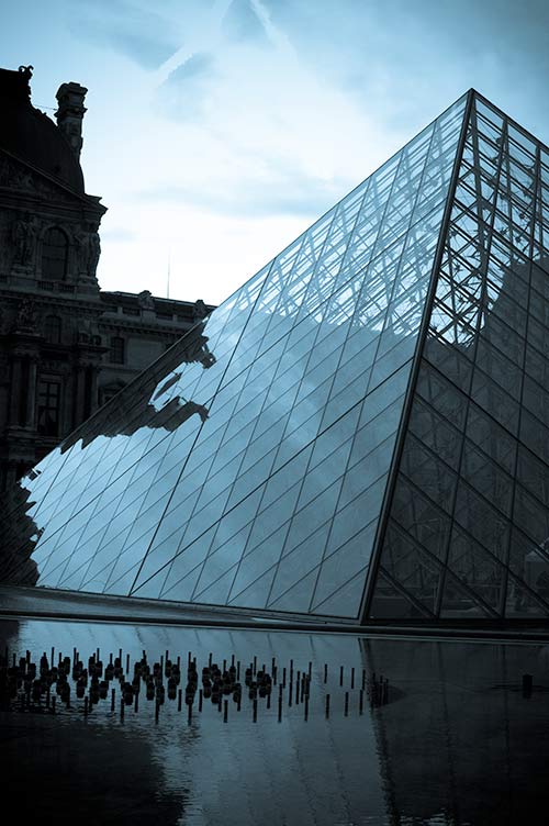 the Louvre Pyramid