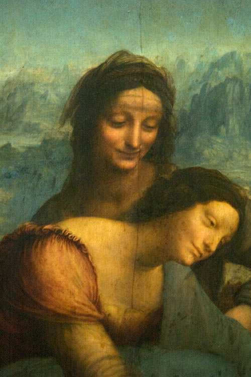 The Virgin and Child with Saint Anne by Leonardo Da Vinci