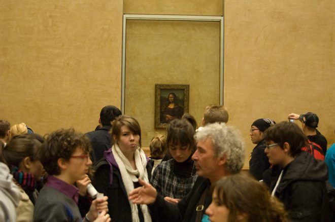 Mona Lisa at the Louvre, Paris